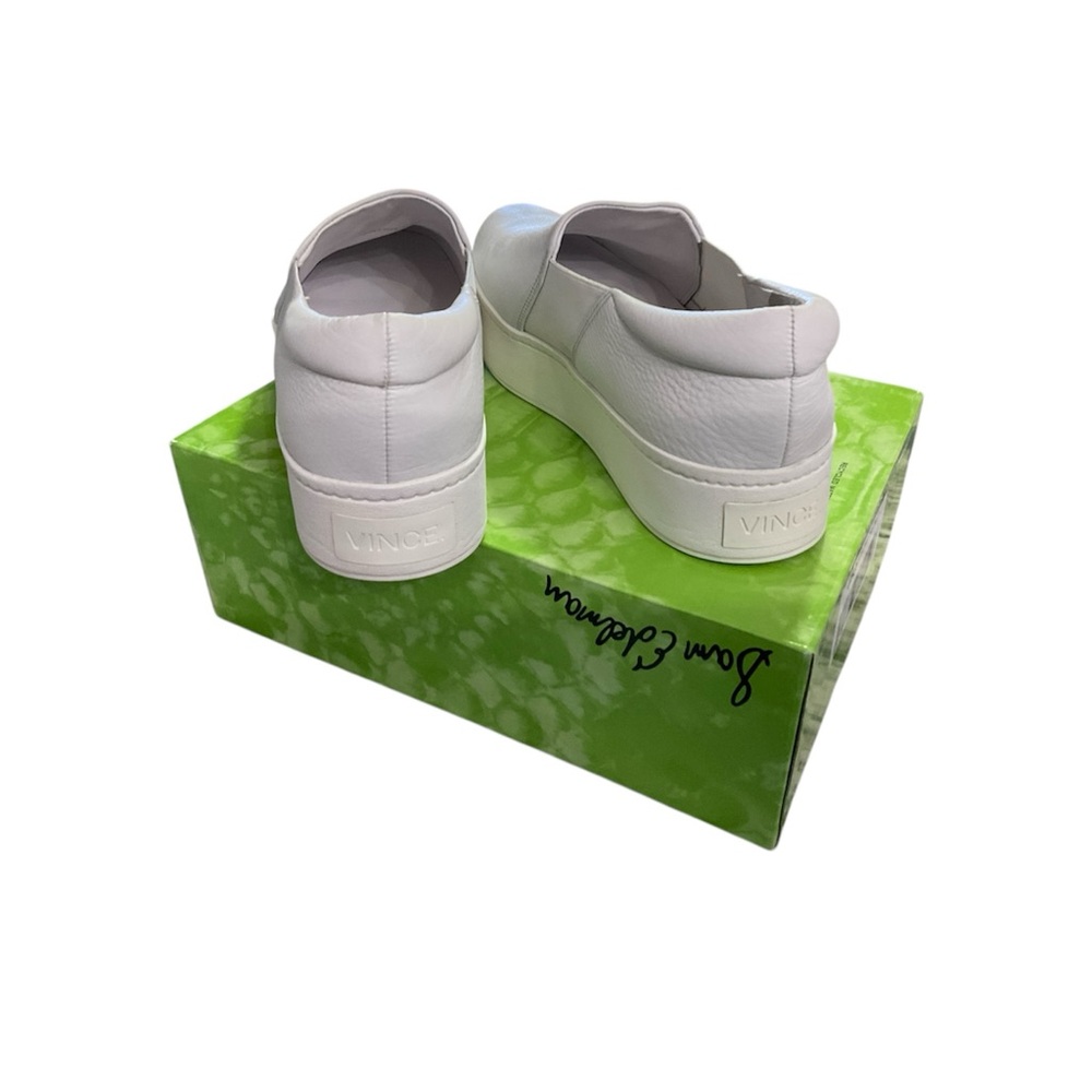 Vince White Leather Slip-On Sneaker - Picture 4 of 5
